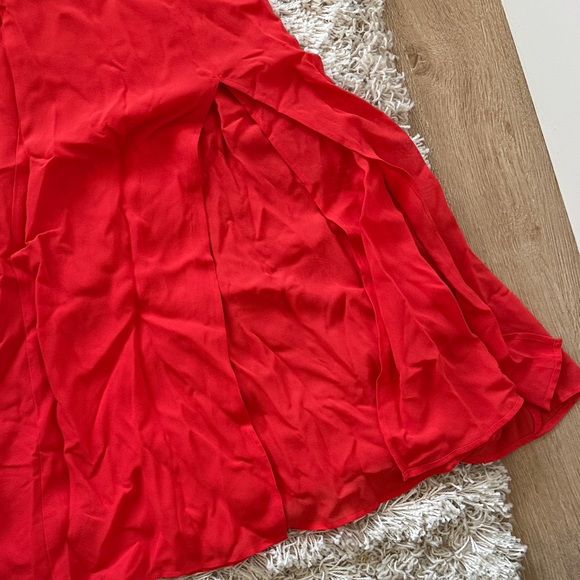 Reformation Hot Day Red Fulton Midi Dress - Picture 7 of 9